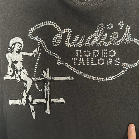 Midnight Rider Nudies Rhinestone tee - Picture 3 of 6